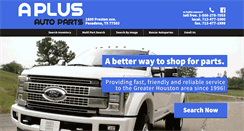 Desktop Screenshot of aplusautoparts.net