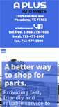 Mobile Screenshot of aplusautoparts.net
